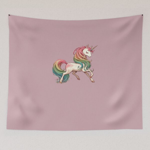 Item preview, Retro Rainbow Unicorn designed and sold by FrictionMaxxing.