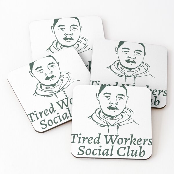 Item preview, Tired Workers social club designed and sold by LuksTEESred.