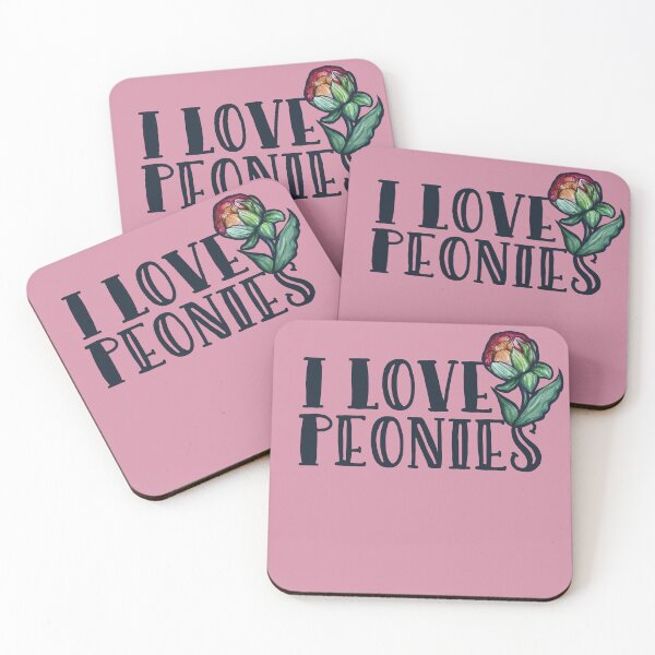 Item preview, I Love Peonies designed and sold by FrictionMaxxing.