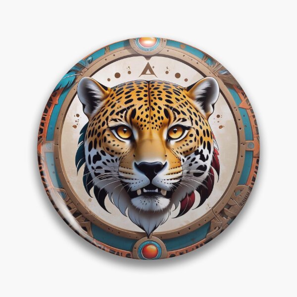 Item preview, Native American Style Animal Art Spirit Leopard designed and sold by TheArtOfPat.
