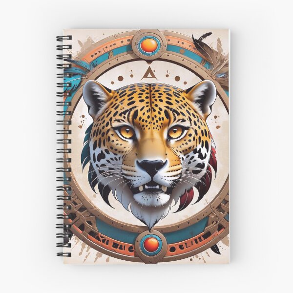 Artikelvorschau, Native American Style Animal Art Spirit Leopard entworfen und verkauft von TheArtOfPat.