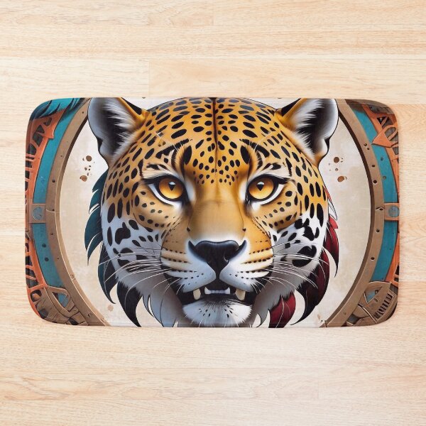 Item preview, Native American Style Animal Art Spirit Leopard designed and sold by TheArtOfPat.