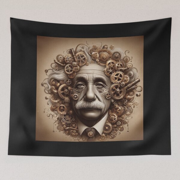 Item preview, Albert Einstein Steampunk  designed and sold by sevenmountains.