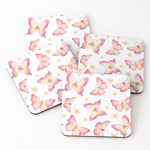 Item preview, Watercolor Buterflies Pattern designed and sold by Sol-threads.