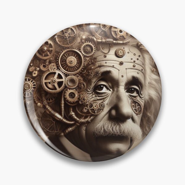 Artikelvorschau, Albert Einstein Steampunk entworfen und verkauft von sevenmountains.