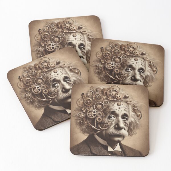 Item preview, Albert Einstein Steampunk  designed and sold by sevenmountains.