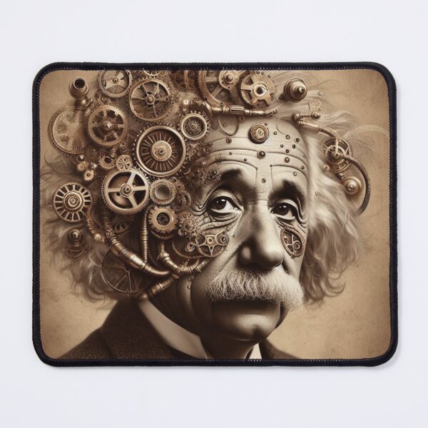Item preview, Albert Einstein Steampunk  designed and sold by sevenmountains.