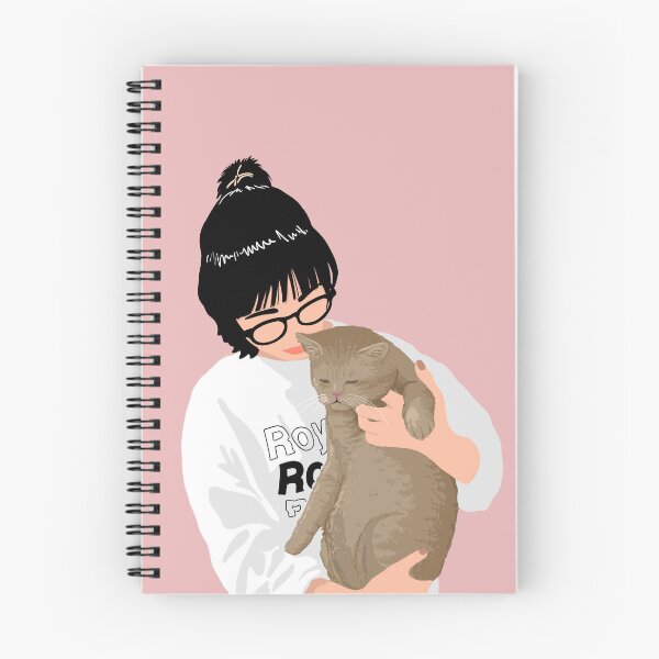Item preview, Girl and her cat. designed and sold by LianeLamoglia.