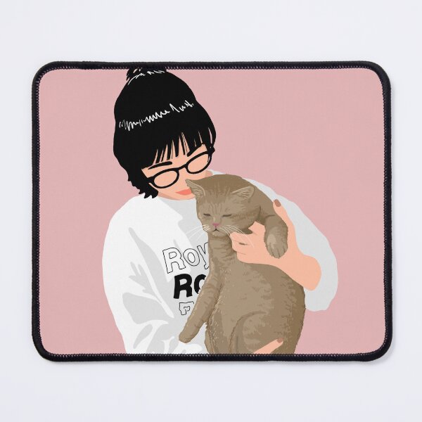 Item preview, Girl and her cat. designed and sold by LianeLamoglia.