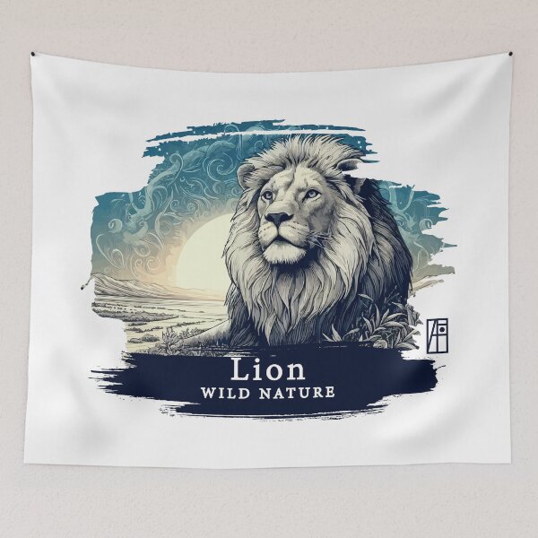 Item preview, Lion - WILD NATURE - LION -12 designed and sold by ArtProjectShop.