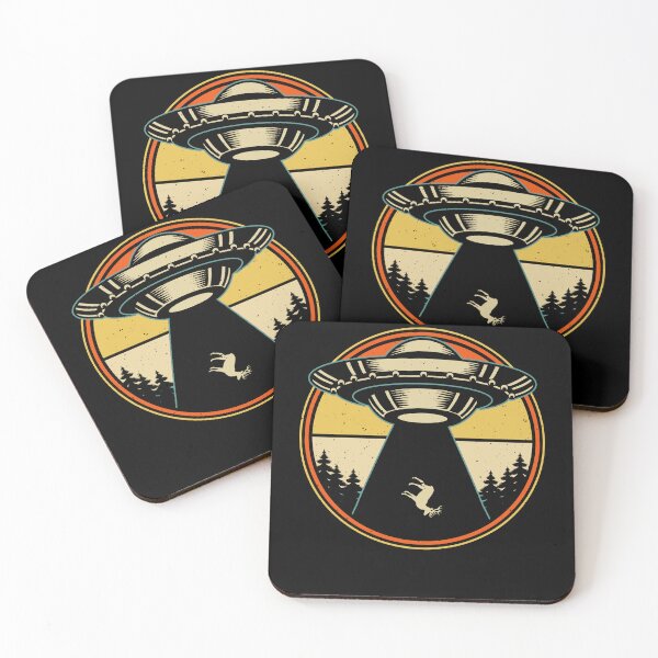 Item preview, Vintage Alien UFO Abduction Retro Deer Alien, Funny Aliens Design gift designed and sold by ArtByKatti.