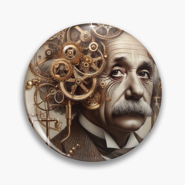 Item preview, Albert Einstein Steampunk  designed and sold by sevenmountains.