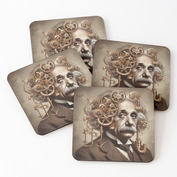 Item preview, Albert Einstein Steampunk  designed and sold by sevenmountains.