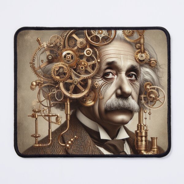 Item preview, Albert Einstein Steampunk  designed and sold by sevenmountains.