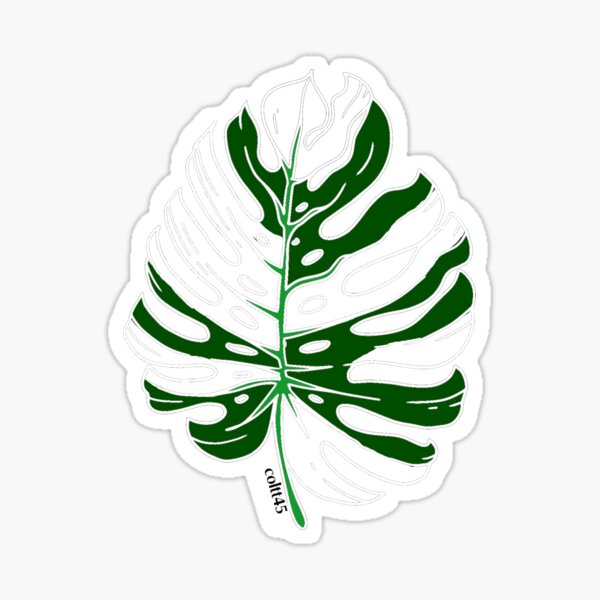 Vista previa del artículo con la obra «Albo Monstera», diseñado y vendido por Coltt45.