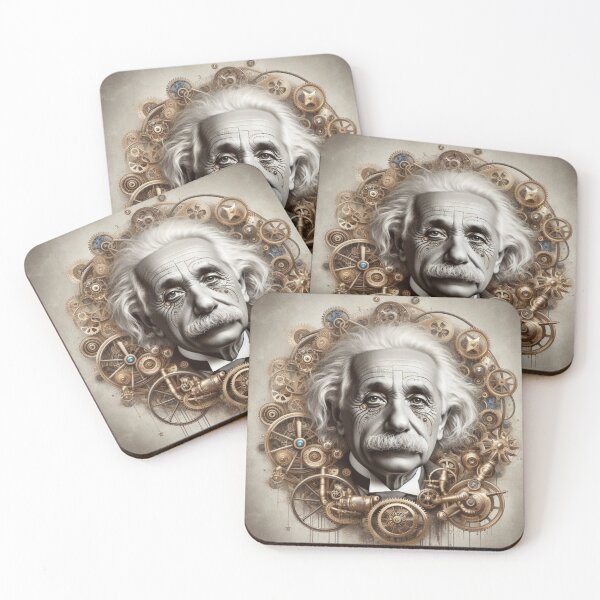 Item preview, Albert Einstein Steampunk  designed and sold by sevenmountains.