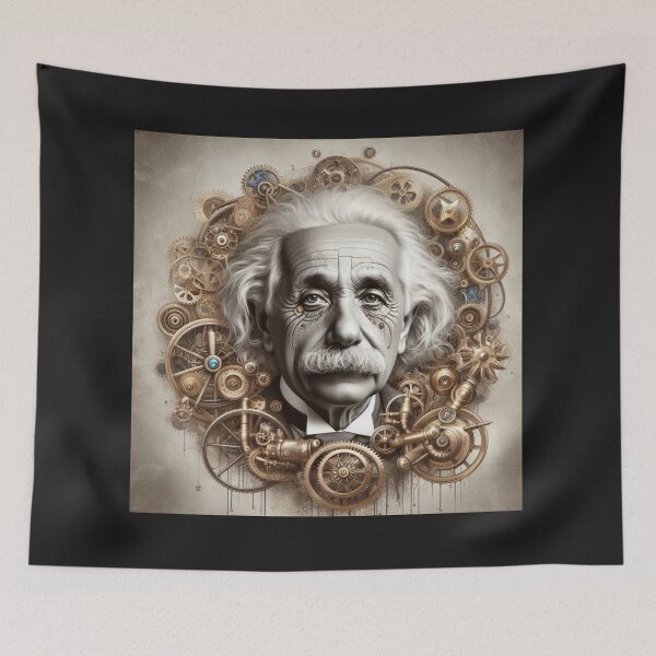 Item preview, Albert Einstein Steampunk  designed and sold by sevenmountains.