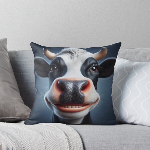 Item preview, Smiling cow. designed and sold by MyHappyArtShop.