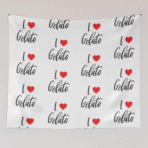 Item preview, I love gelato challigraphy isolated on white backgraund.  designed and sold by VadimFromm.