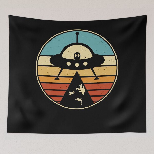 Item preview, Vintage Alien UFO Abduction Retro Deer Alien, Funny Aliens Design gift designed and sold by ArtByKatti.