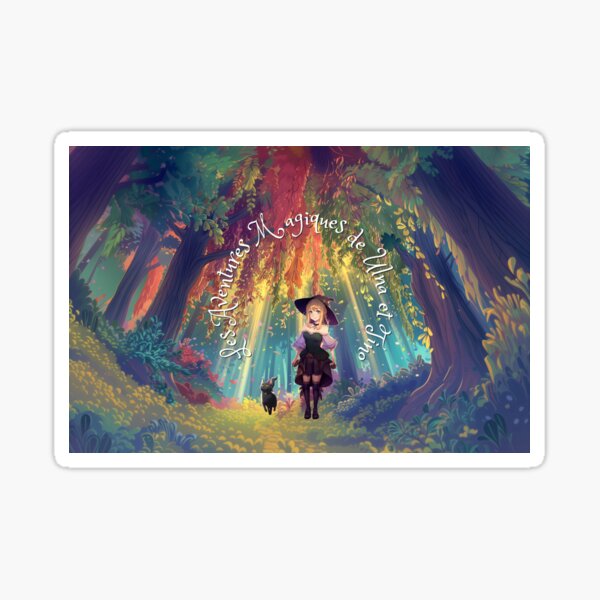 The Magical Adventures of Ulna and Tino - Artwork 01 Sticker