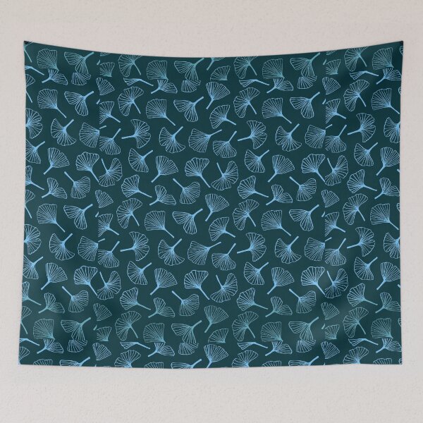 Item preview,  blue  petals pattern  designed and sold by mndesignworx.