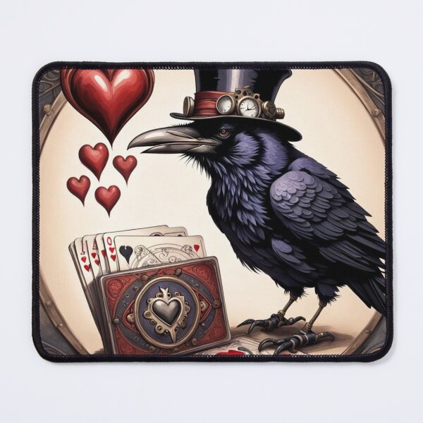 Item preview, Raven with Cards designed and sold by Geek Girl Ohio.