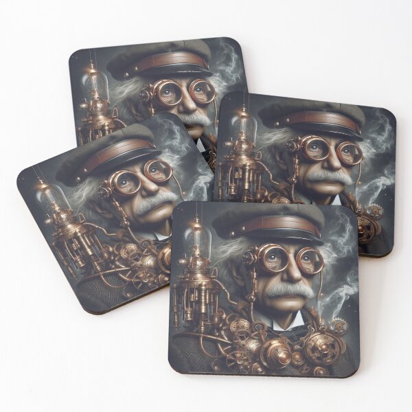 Item preview, Albert Einstein Steampunk  designed and sold by sevenmountains.