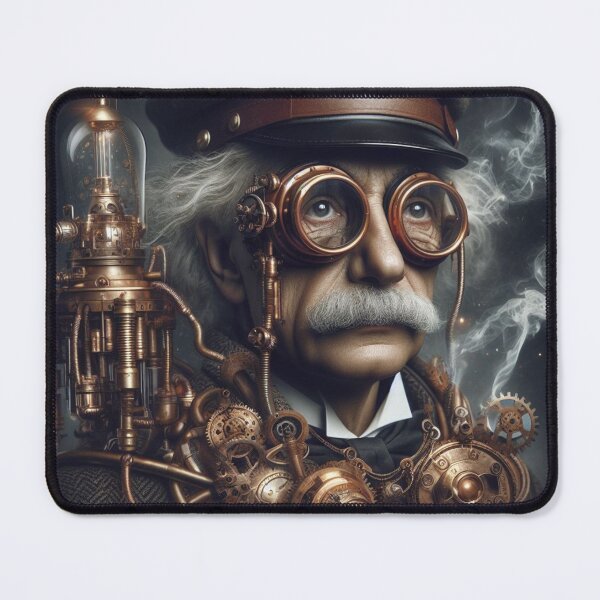 Item preview, Albert Einstein Steampunk  designed and sold by sevenmountains.