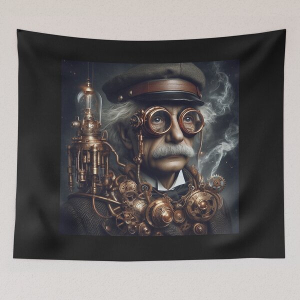 Item preview, Albert Einstein Steampunk  designed and sold by sevenmountains.