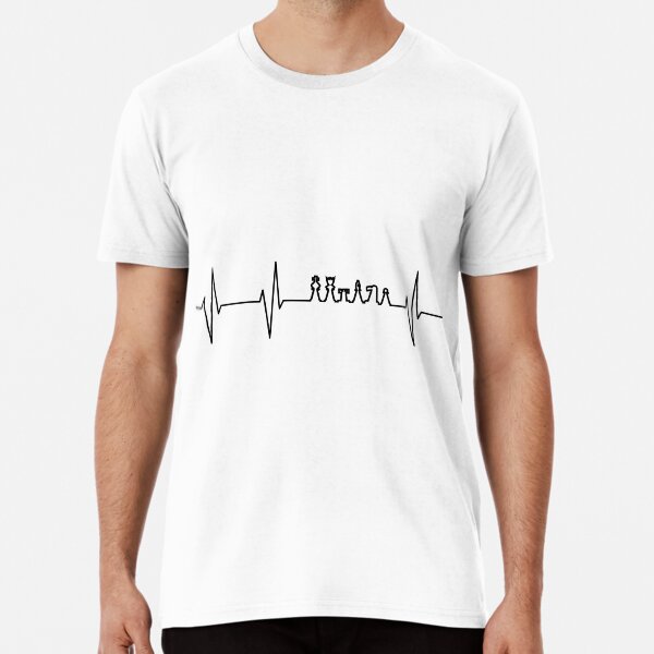 Heartbeat Chess Chess Premium T-Shirt