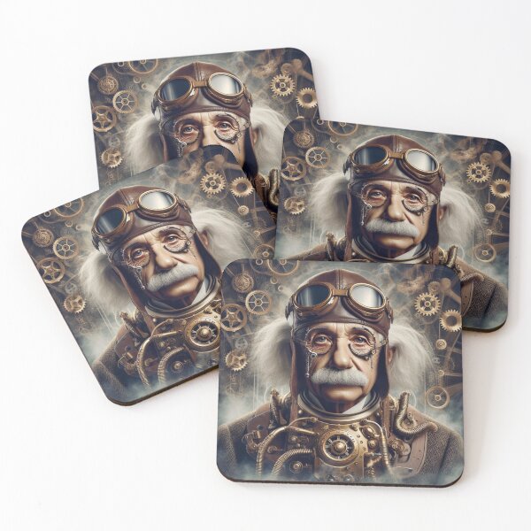 Item preview, Albert Einstein Steampunk designed and sold by sevenmountains.
