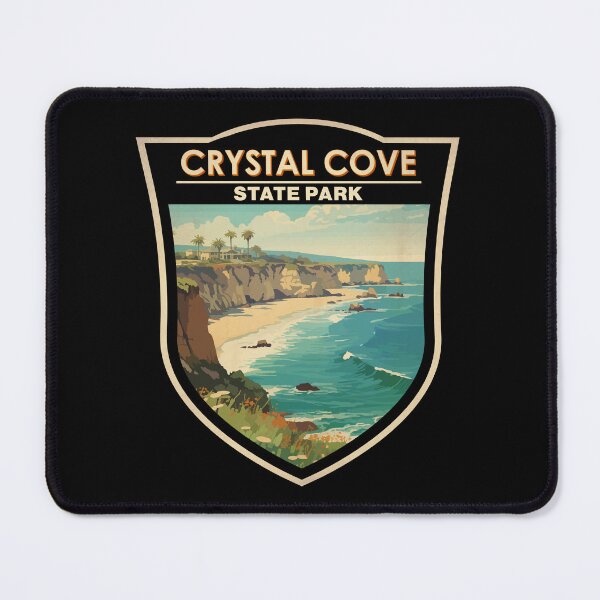 Item preview, Crystal Cove State Park California Vintage Badge designed and sold by KrisSidDesigns.