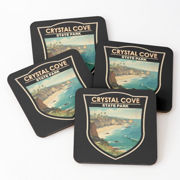 Item preview, Crystal Cove State Park California Vintage Badge designed and sold by KrisSidDesigns.