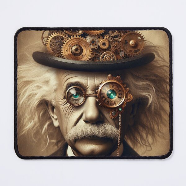 Item preview,  Albert Einstein Steampunk  designed and sold by sevenmountains.