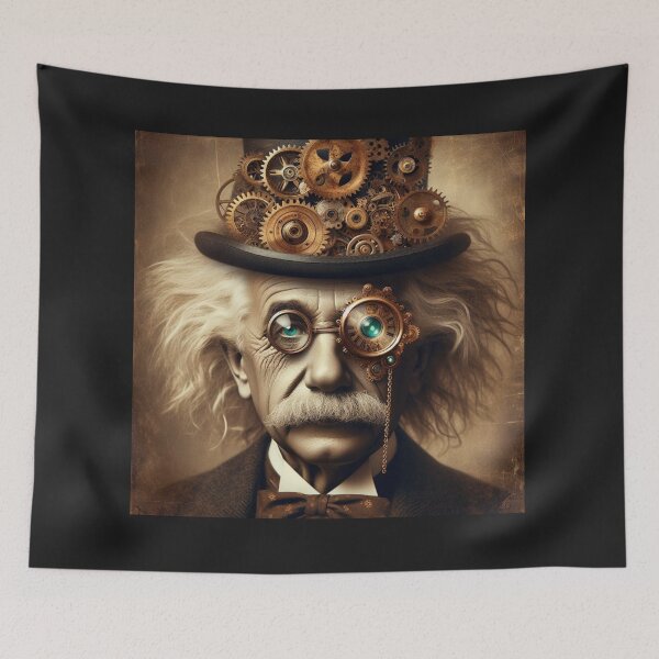 Item preview,  Albert Einstein Steampunk  designed and sold by sevenmountains.