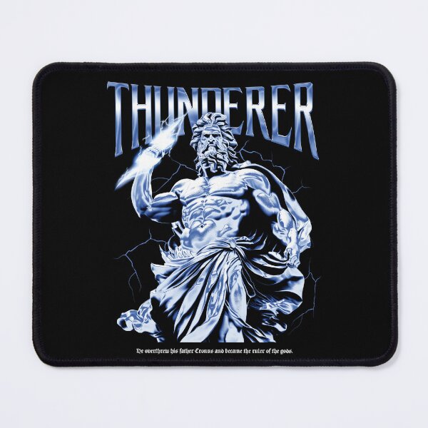 Item preview, Thunder Reign: Zeus, King of Olympus Art Print - Majesty and Power Embodied designed and sold by Snoobdesignbkk.