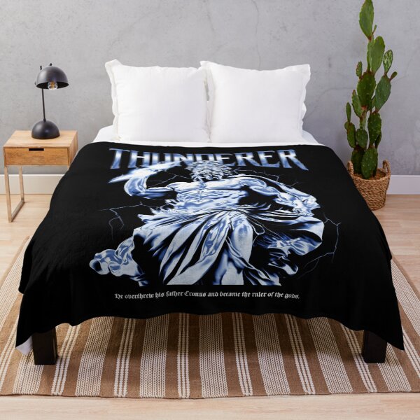 Item preview, Thunder Reign: Zeus, King of Olympus Art Print - Majesty and Power Embodied designed and sold by Snoobdesignbkk.