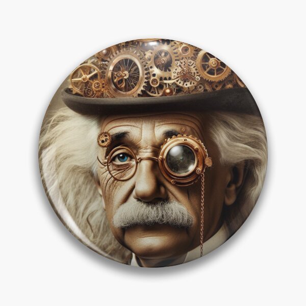 Item preview, Albert Einstein Steampunk  designed and sold by sevenmountains.