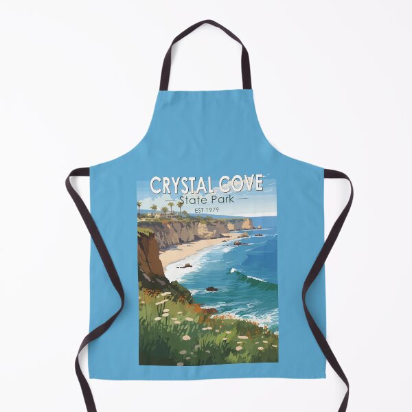 Item preview, Crystal Cove State Park California Travel Art Vintage designed and sold by KrisSidDesigns.