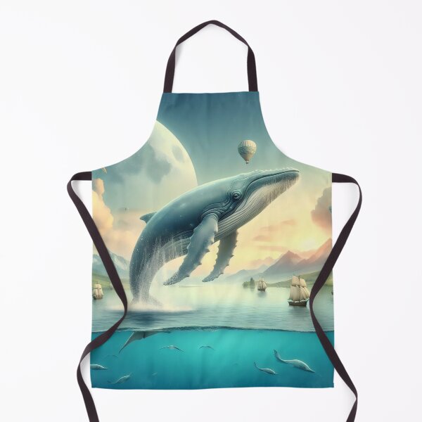 Item preview, Whale in the air. designed and sold by MyHappyArtShop.