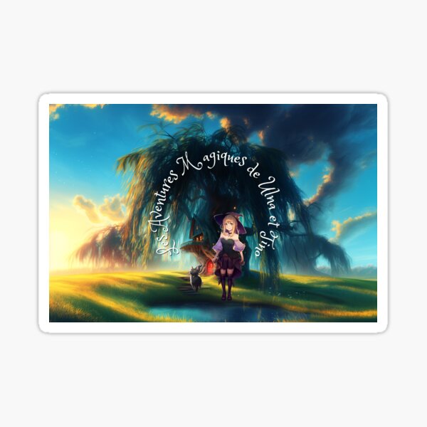 The Magical Adventures of Ulna and Tino - Artwork 02 Sticker