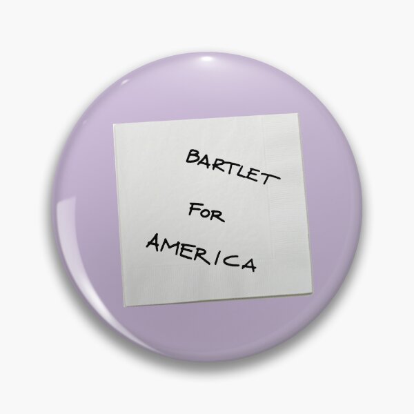 Item preview, The West Wing Bartlet for America Napkin designed and sold by baranskini.