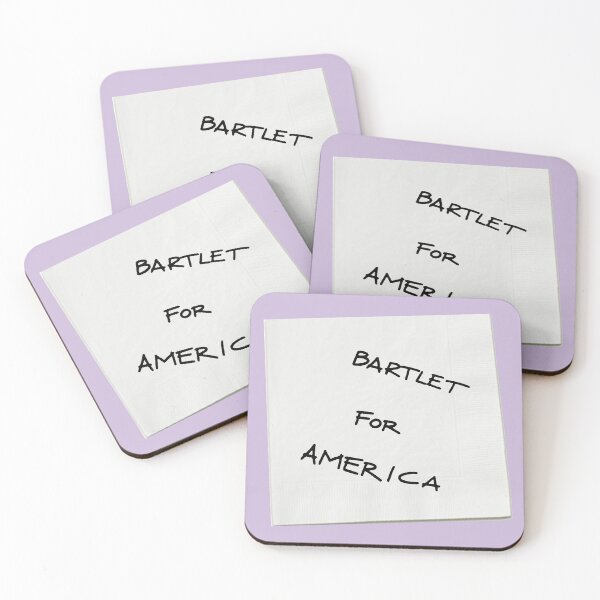 Item preview, The West Wing Bartlet for America Napkin designed and sold by baranskini.