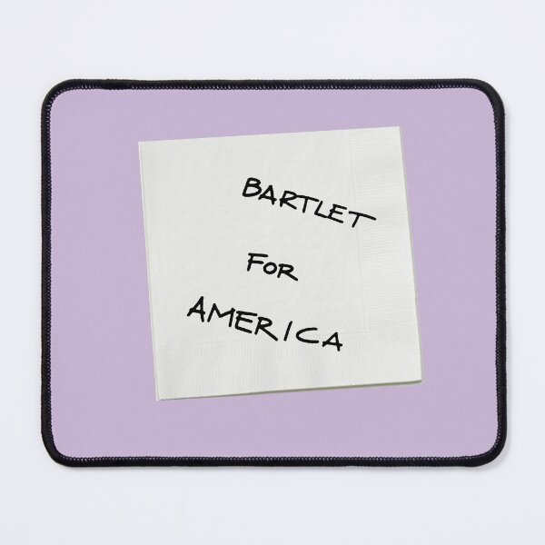Item preview, The West Wing Bartlet for America Napkin designed and sold by baranskini.