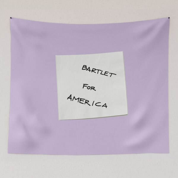 Item preview, The West Wing Bartlet for America Napkin designed and sold by baranskini.
