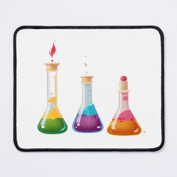 Item preview, Colorful Alchemy Bottles designed and sold by omerfdln34.