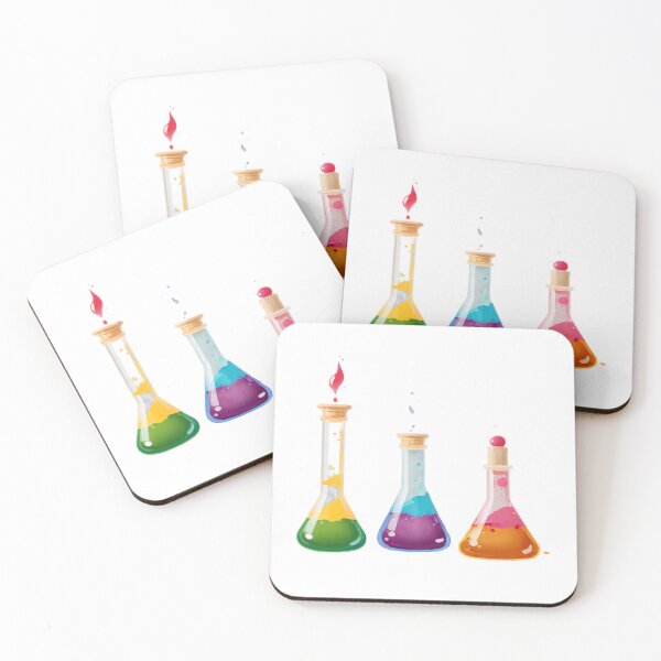 Item preview, Colorful Alchemy Bottles designed and sold by omerfdln34.