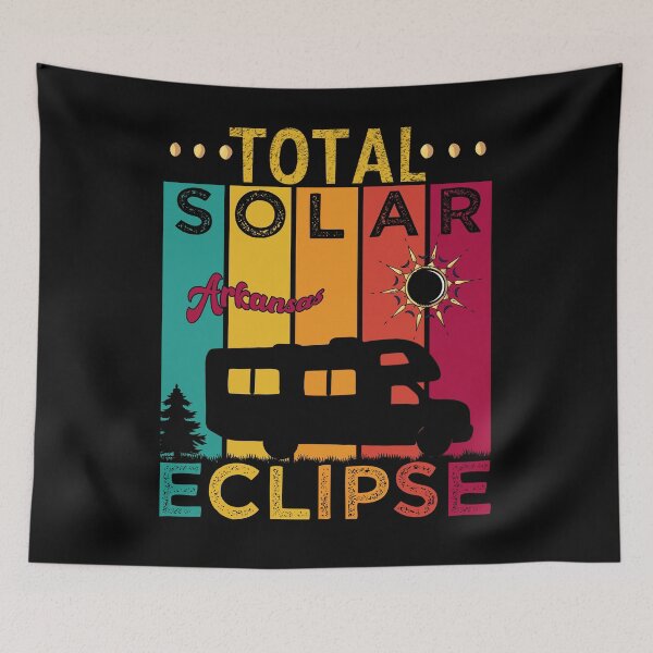 Item preview, Eclipse Souvenir In Arkansas, Total Solar Eclipse Funny Vintage Retro USA 08.04.2024 designed and sold by ArtByKatti.