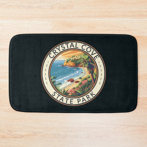 Item preview, Crystal Cove State Park California Travel Art Badge designed and sold by KrisSidDesigns.
